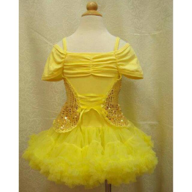 Kostum princess belle / dress tutu princess belle