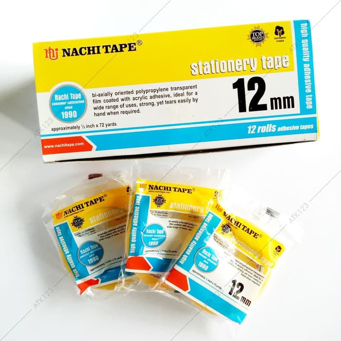 

Jual Selotip Bening 12 mm 0 5 Nachi Murah