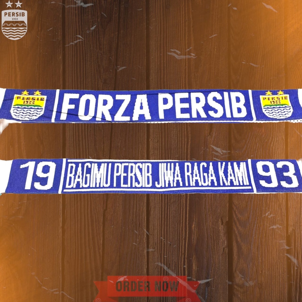 slayer persib bandung BESAR syal ultras forza persib 150x15cm bolak balik