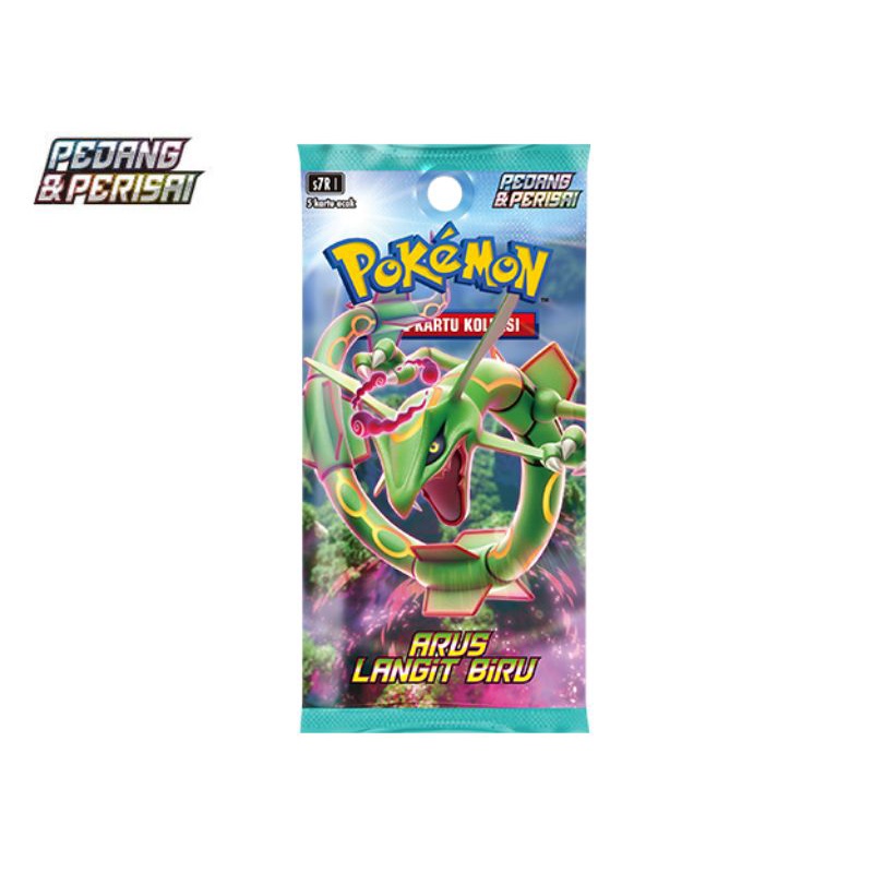 Kartu Pokemon TCG Booster Pack Arus Langit Biru s7R I Set 10 Indonesia Rayquaza Gyarados