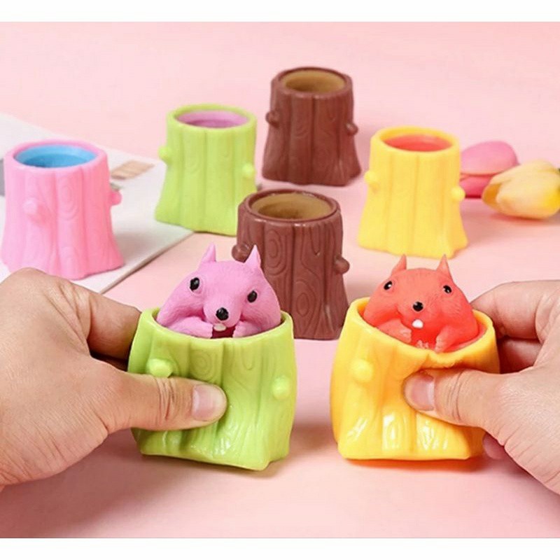 Mainan Remas Penghilang Stress dan Gelisah / Mainan Squishy Pop It Pohon Tupai - Keranjang Bebek - Telur Dinosaurus Karet Silikon / Mainan Tupai / Mainan Bebek / Mainan Dinosaur / Mainan Lucu / Astronot / Tikus