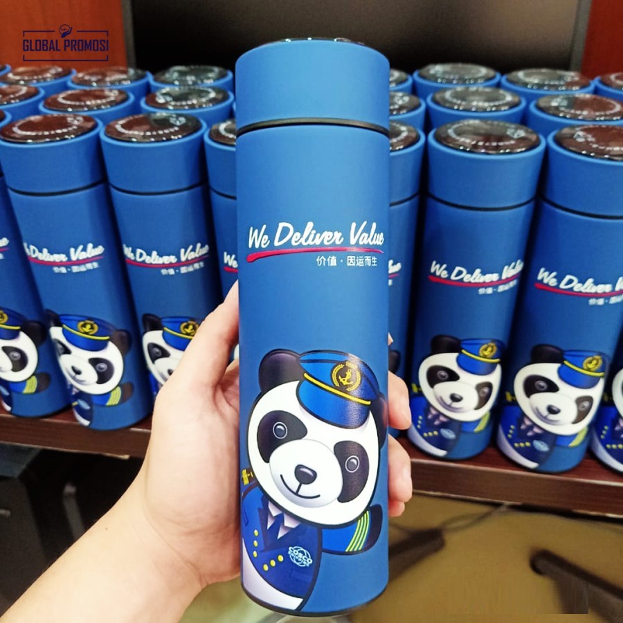 Custom Tumbler Termos Smart LED Temperatur Print UV Botol Minum Souvenir Promosi