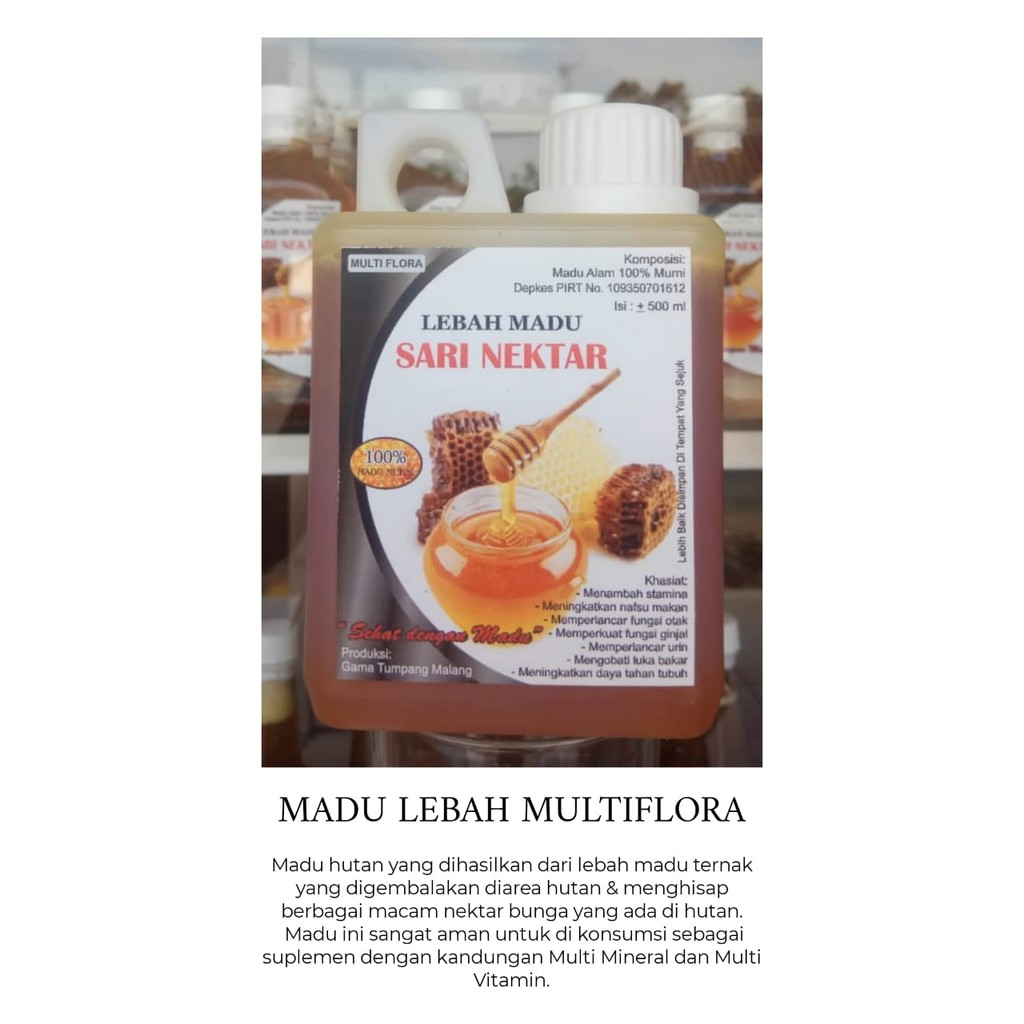 

Madu Nekter Multi flora 500 gr