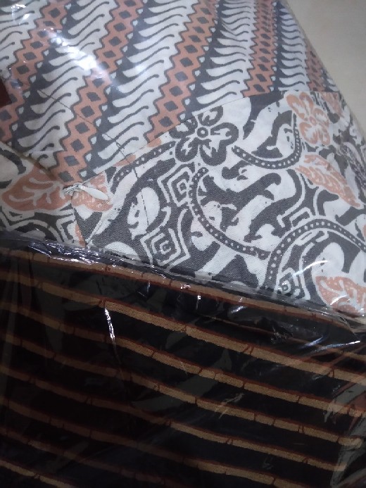 M-l-xl-xxl Batik Tunik Wanita Asj Sa Hrb026 Kenongo Pekalongan Sogan Tulis