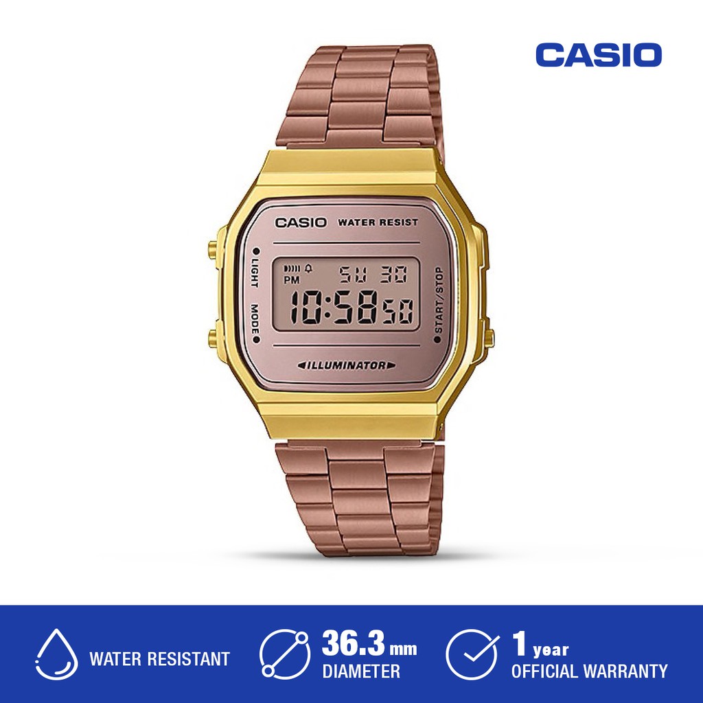Casio Jam Tangan Wanita A168WECM-5DF