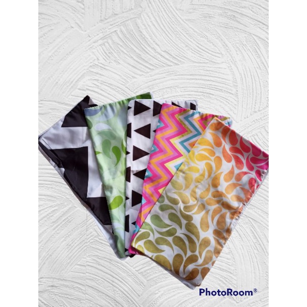 SARUNG BANTAL SOFA MOTIF KAIN REWASHABLE PELANGI PERSEGI KOTAK WARNA WARNI DAUN MINIMALIS