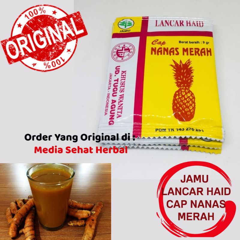 

Jamu Nanas Merah Pelancar Haid