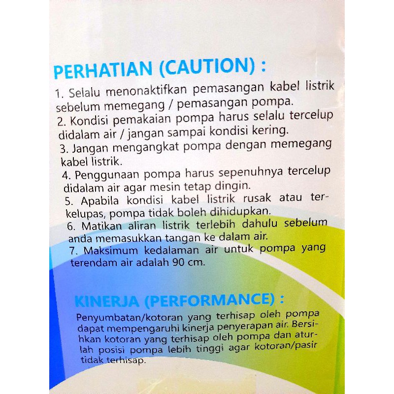 Pompa kolam air terjun SUBMERSIBLE PUMP SAKKAI PRO PG 16000SPA