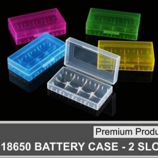 case box kotak baterai 2 slot 18650 atau 4 slot 16340 / 18350 menjaga baterai lebih awet