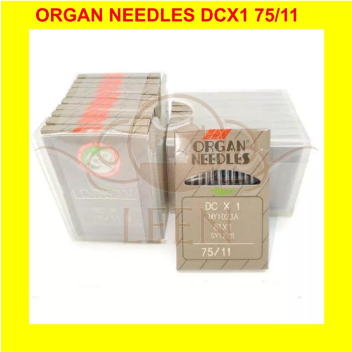 Jarum Organ DCx1 11 Original Japan DC x 1 Needles Jahit Obras LEEN