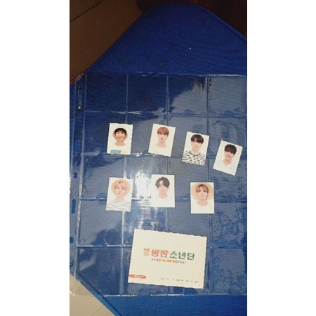 booked id photo season greeting bts official sharing sg21 bts id photo card
