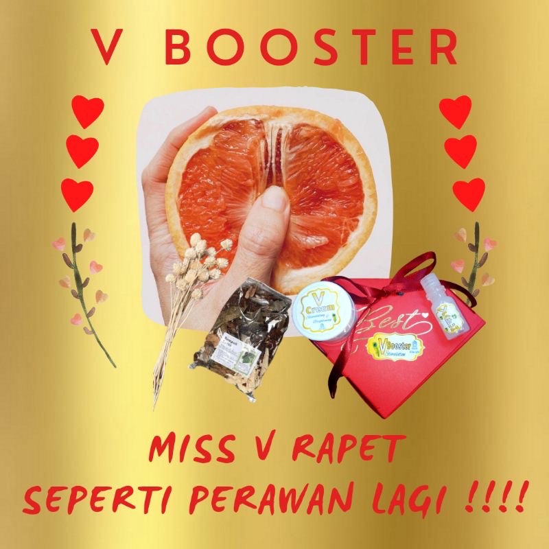 V BOOSTER by ALESKIN GLOW Perapat Vagina-Perapat Miss V-Pengencang Miss V-Pemutih Miss V Parfum Miss V Herbal