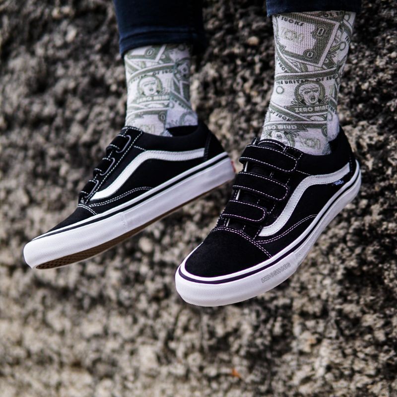 Vans oldskool pro velcro black white original BNIB