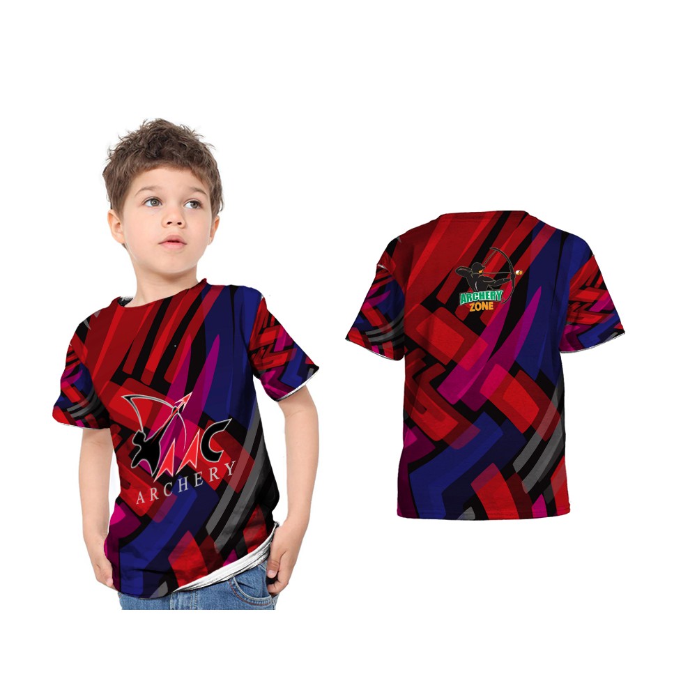 Kaos Baju Tshirt Panahan Archery Anak fullprint