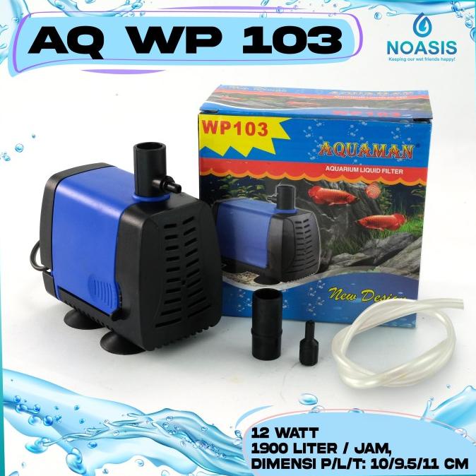 POMPA AQUARIUM CELUP WATER PUMP AQUAMAN WP 103 WP-103 LOW WATT