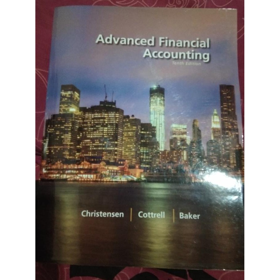 

Advanced Financial Accounting tenth Edition