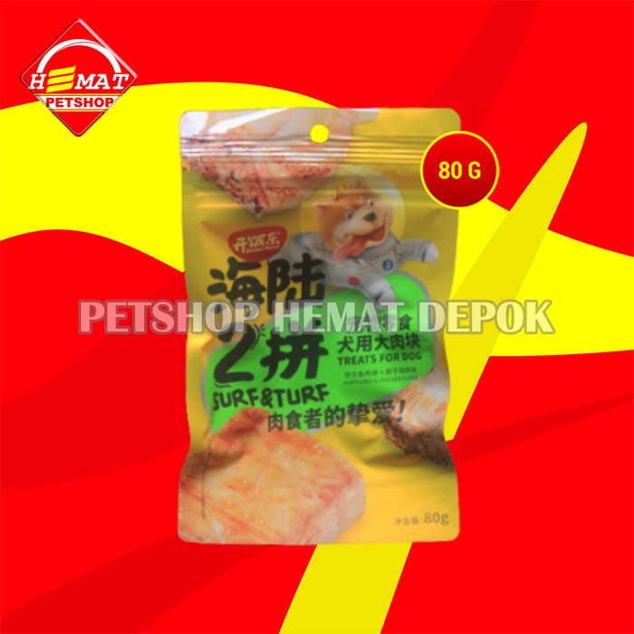 Snack Treats Cemilan Anjing Kitchen Flavour 80 Gram