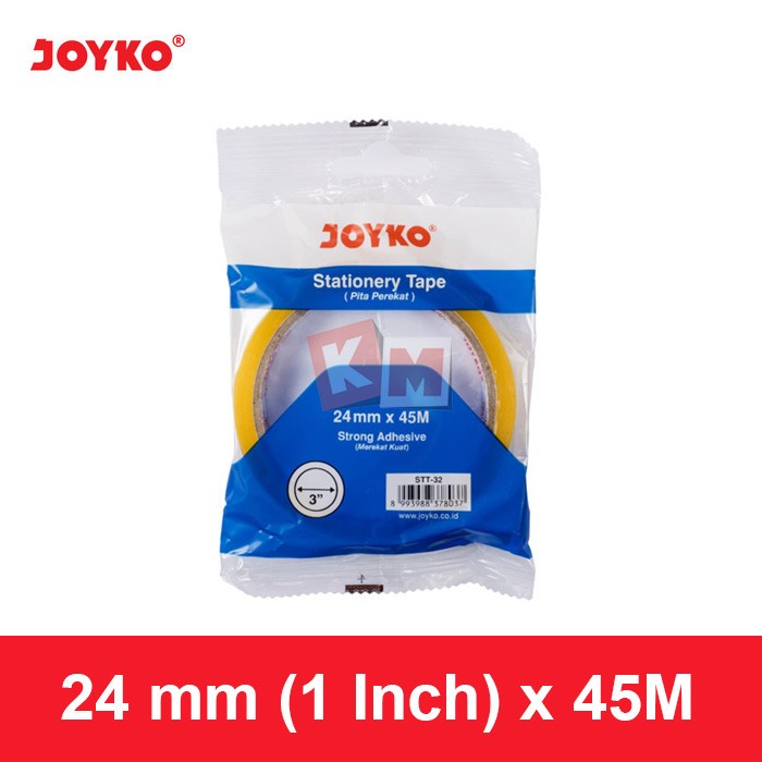 

isolasi Selotip Stationery Tape Joyko STT-32 24 mm / 1 Inch x 45 m