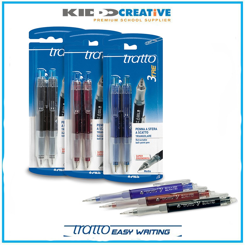 

TRATTO 3TRE BLUE, RED, BLACK