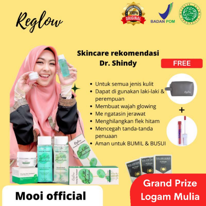 REGLOW SKINTREATHMENT CREAM GLOWING ANTI JERAWAT rekomendasi Dokter cream dokter turbo