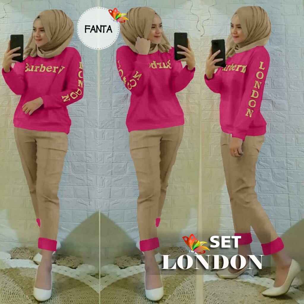 

SET LONDON 4 WARNA SET TRAINING WANITA FASHION MUSLIM SETELAN WANITA CK