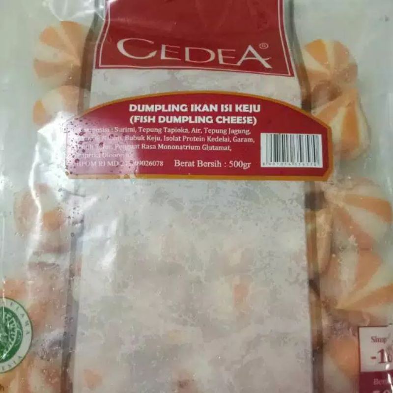 

Cedea Dumpling Ikan isi Keju