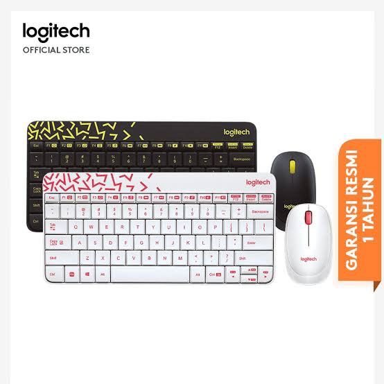 Keyboard Mouse Wireless Mini Logitech MK240