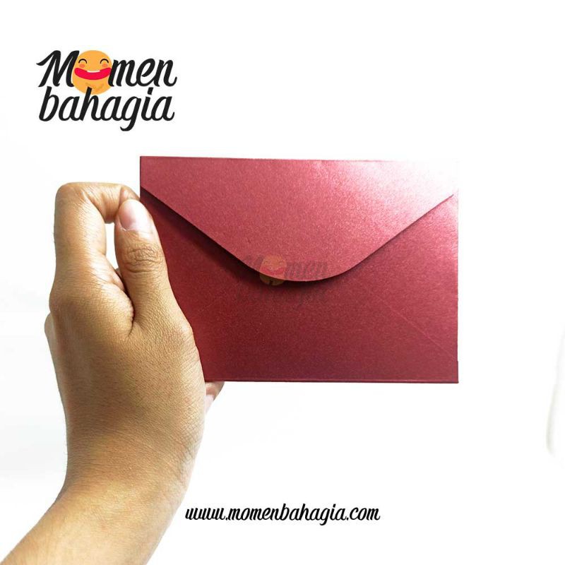 

Amplop Mini Amplop A7 Jasmine Maroon isi 10pcs