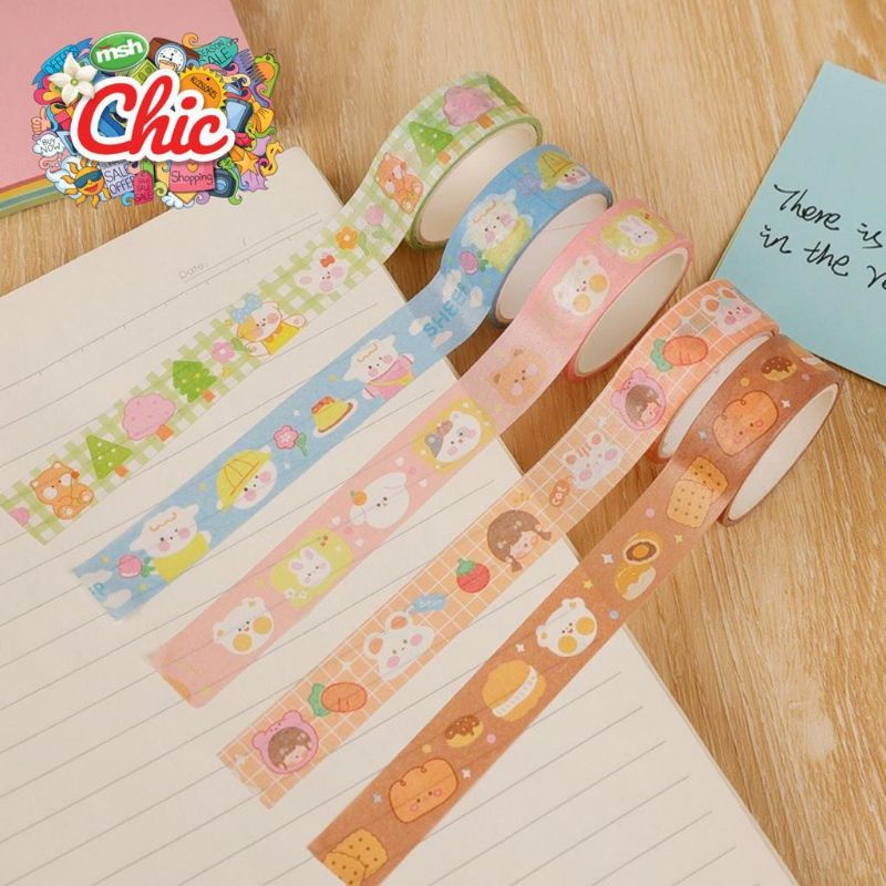 

Selotip Kertas Motif Kartun Jepang Ukuran 15mm X 3m Untuk Dekorasi