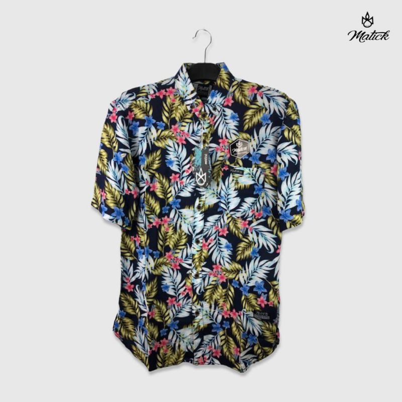 KEMEJA MOTIF BRAND MATICK ORIGINAL