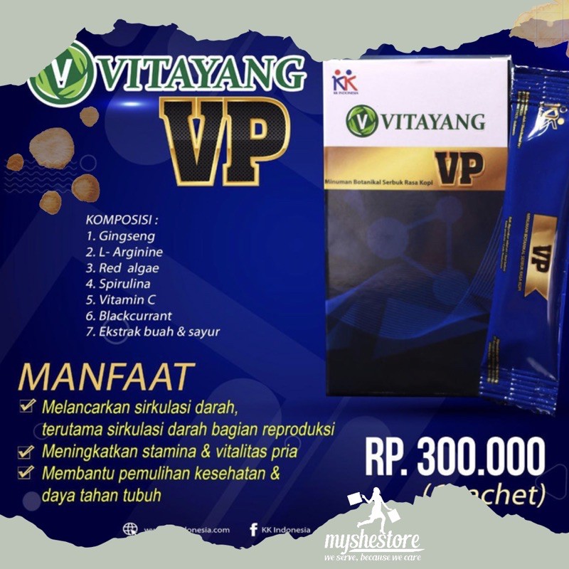 VITAYANG VP SUPLEMEN VITALITAS PRIA HERBAL RASA KOPI