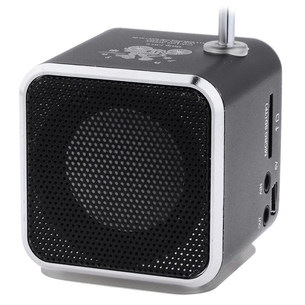 Speaker Mini Portabel Bluetooth FM Radio TF Card - TD-V26