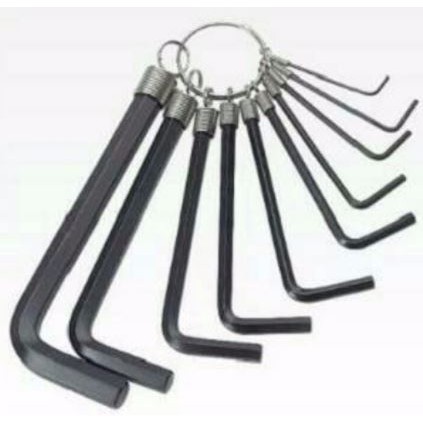 Alat bengkel motor KUNCI L SET TOOLS 1 SET ISI 10 Super Murah