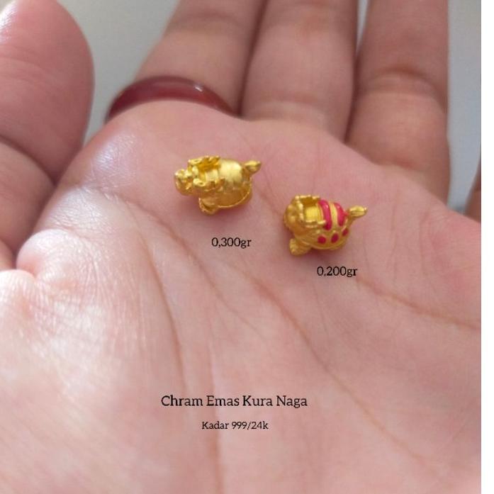 Bagus Banget.. CHARM LIONTIN EMAS KADAR 999