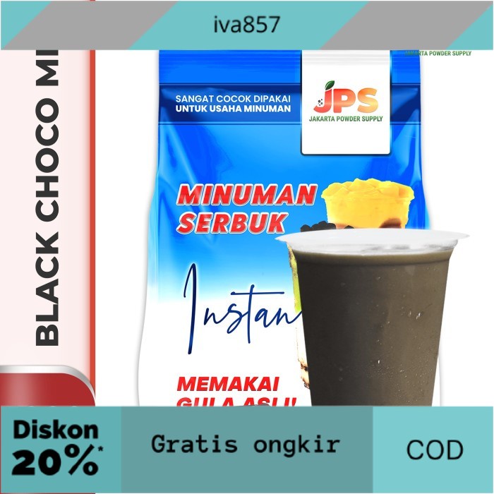 

PROMO Bubuk JPS Black Choco Mix 1 Kg GRATIS ONGKIR