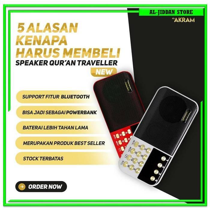 Speaker Al-Quran Digital Tahfidz 30 Juz Traveller Power Bank Al-Akram