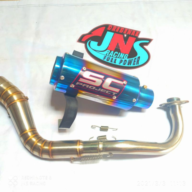 KNALPOT SC PROJECT PCX LOKAL THAILAN NMAX LEXI AEROX VARIO150 VARIO125