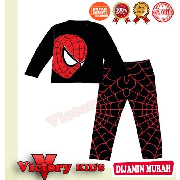 Victory kid's setelan/piyama tangan panjang anak laki-laki 1-10 thn