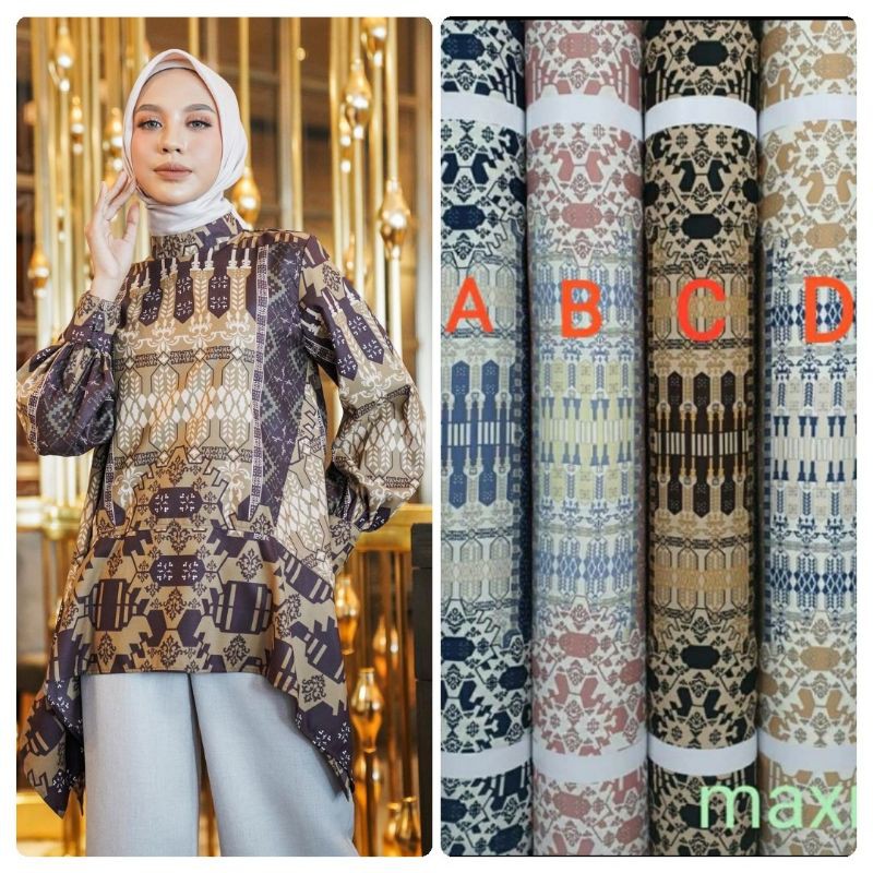 Kain Maxmara Lux Shafira motif harga per 0.5m