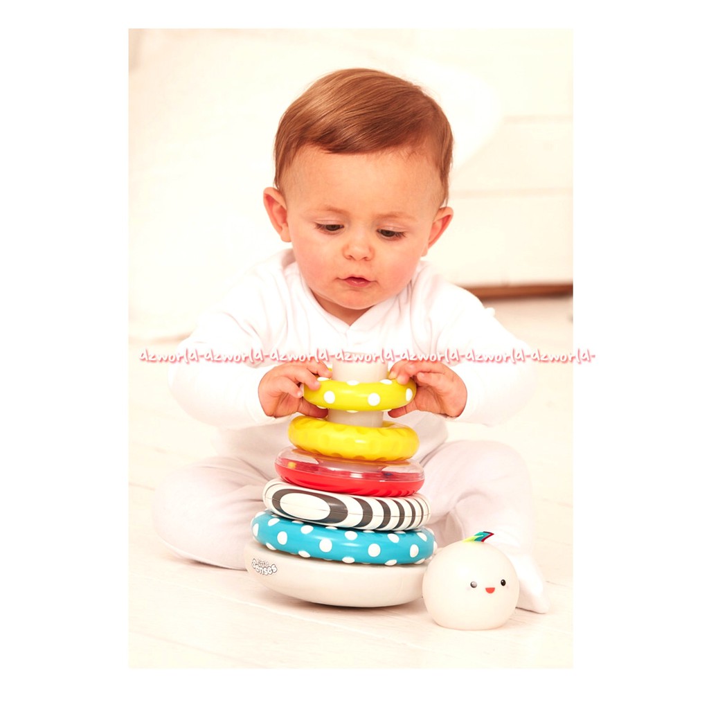 ELC Little Sense Glowing Stacking Rings Mainan Susun Bulat Untuk Bayi Mainan Anak Littlesense Stacking toys Litel Sense