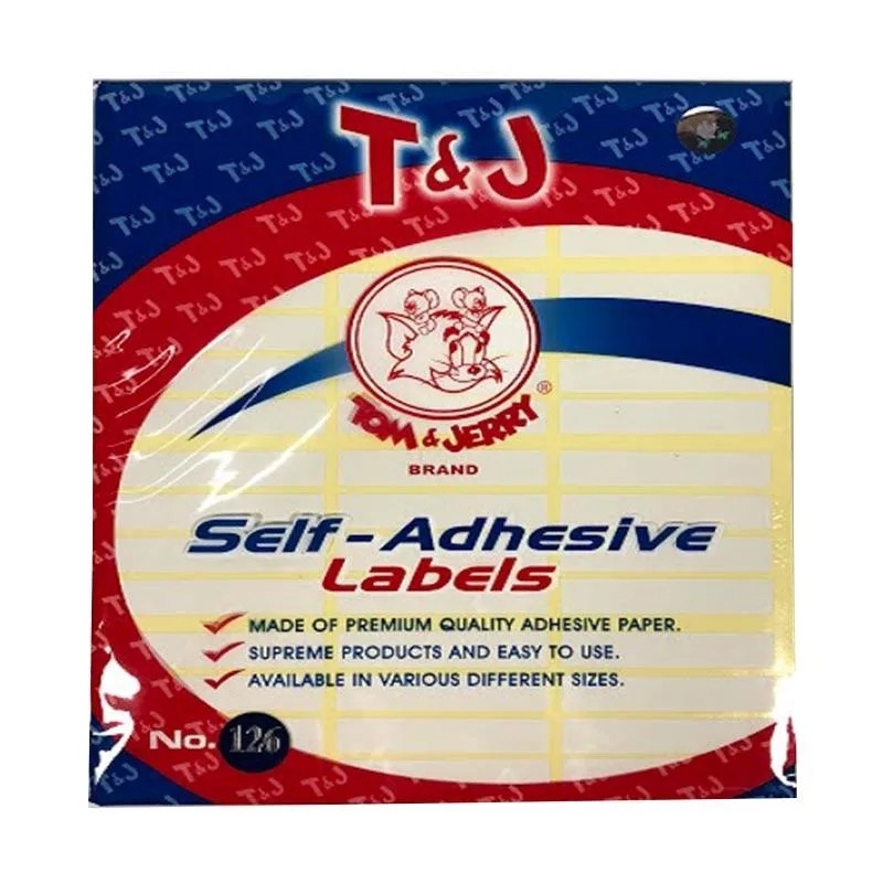 

LABEL/ LABEL HARGA TOM & JERRY 126 621150009 SELF ADHESIVE LABELS
