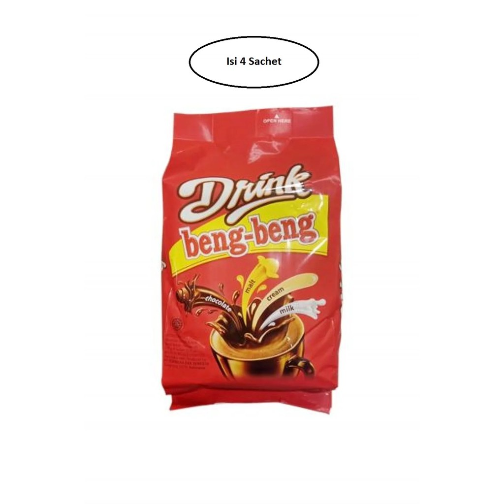 

Beng Beng Drink Chocolate Pouch Isi 4 Sachet