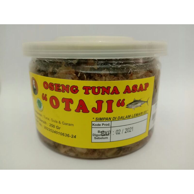 

Otaji oseng tuna asap 250 gram rasa original