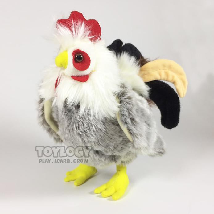 GROW BONEKA HEWAN AYAM JANTAN   STUFFED PLUSH ANIMAL DOLL   10 INCH BM423 GT45