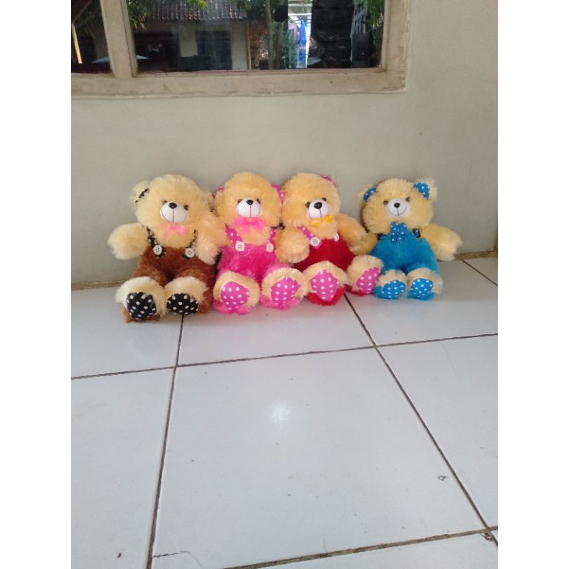 Boneka Beruang Rompi Mini 40cm