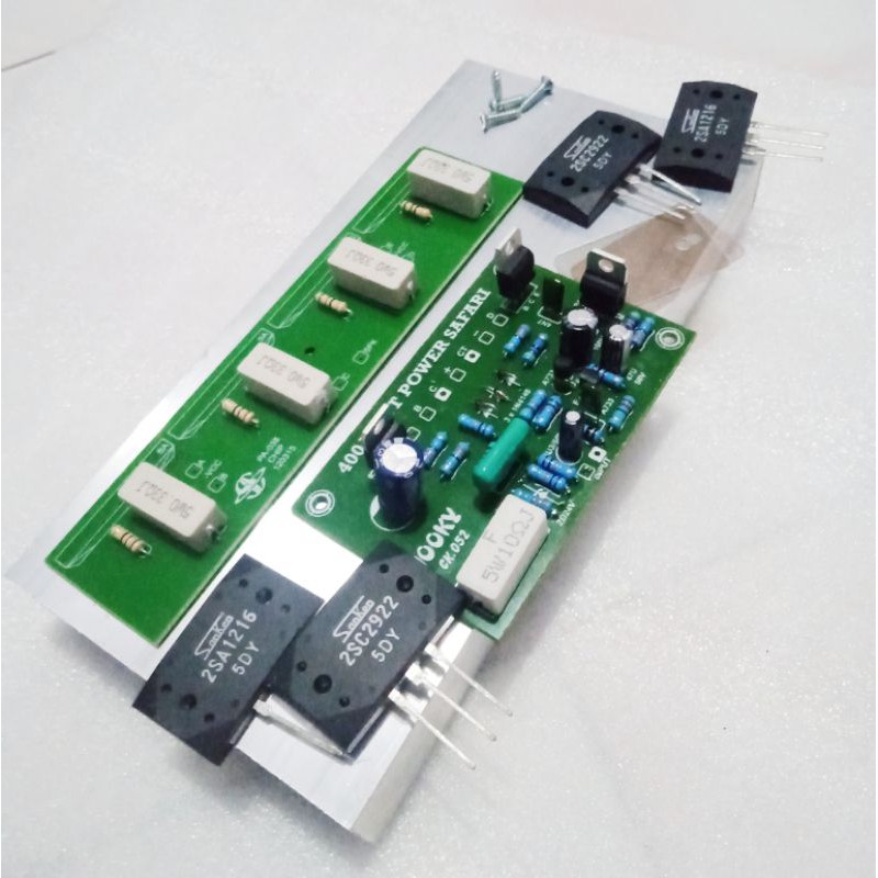 Paket Siap Rakit Power Amplifier SAFARI 400 Watt Mono