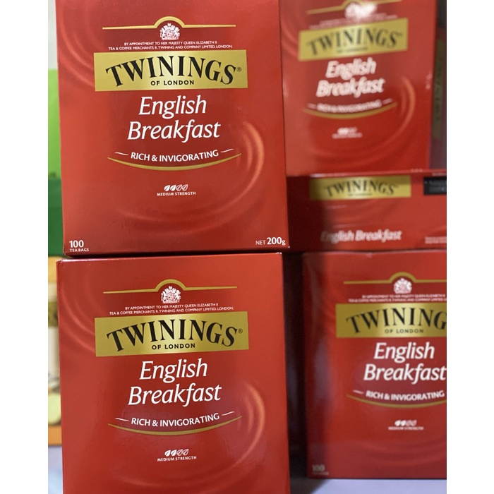 

B0621D Twinings Tea English Breakfast Isi 100 Teabag 054