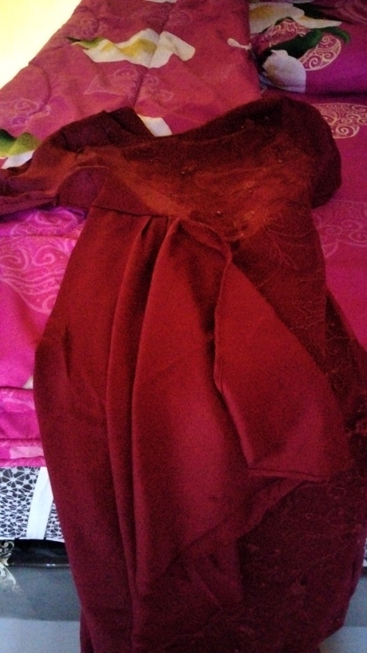 Gamis Muslim Indahlla /brukat Tile/premium/ Kondangan/ Seragam