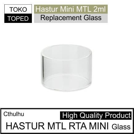 Tabung Kaca HASTUR MINI 2ml 22mm Replacement | warna glass bening