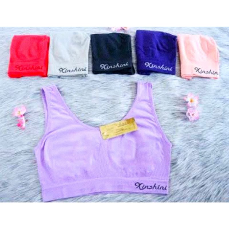 Miniset Bra / BH Sport Wanita Xinshini Seamless Tanpa Busa Free Size